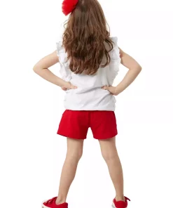 ست شلوارک تیشرت عشق دخترانه حشره برند Denokids کد 1753832528