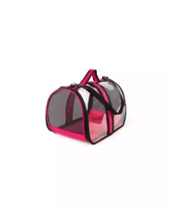 سگ گربه شفاف میلانو صورتی کیف باکو سانتی متر برند Pet Pretty کد 1753796527