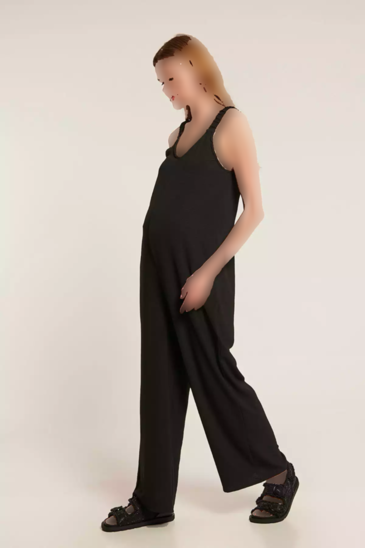 سرهمی رکسانا بارداری مشکی برند Lyn Mama کد 1753850465