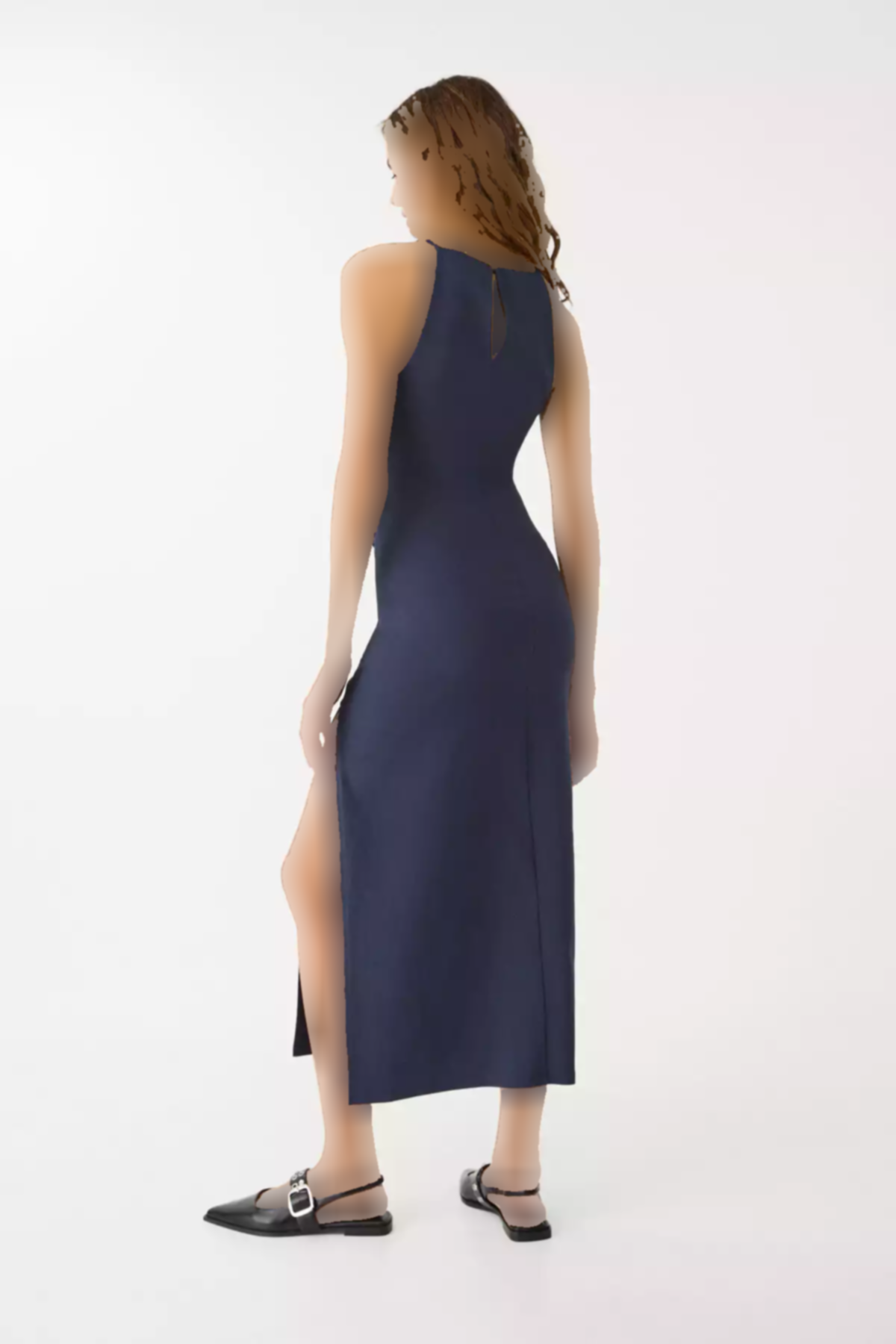 پیراهن یقه برند Stradivarius کد 1753357286