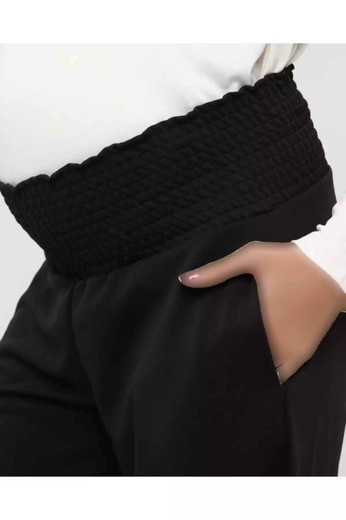 شلوار بارداری مشکی کلاغ سیاه برند Lyn Mama کد 1753850589