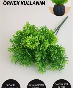 گلدار مصنوعی شیشه ای گیاهی 50 سبز ترتیب باغ تزئین چمن ، 30cm برند ALSHOP کد 1753579389