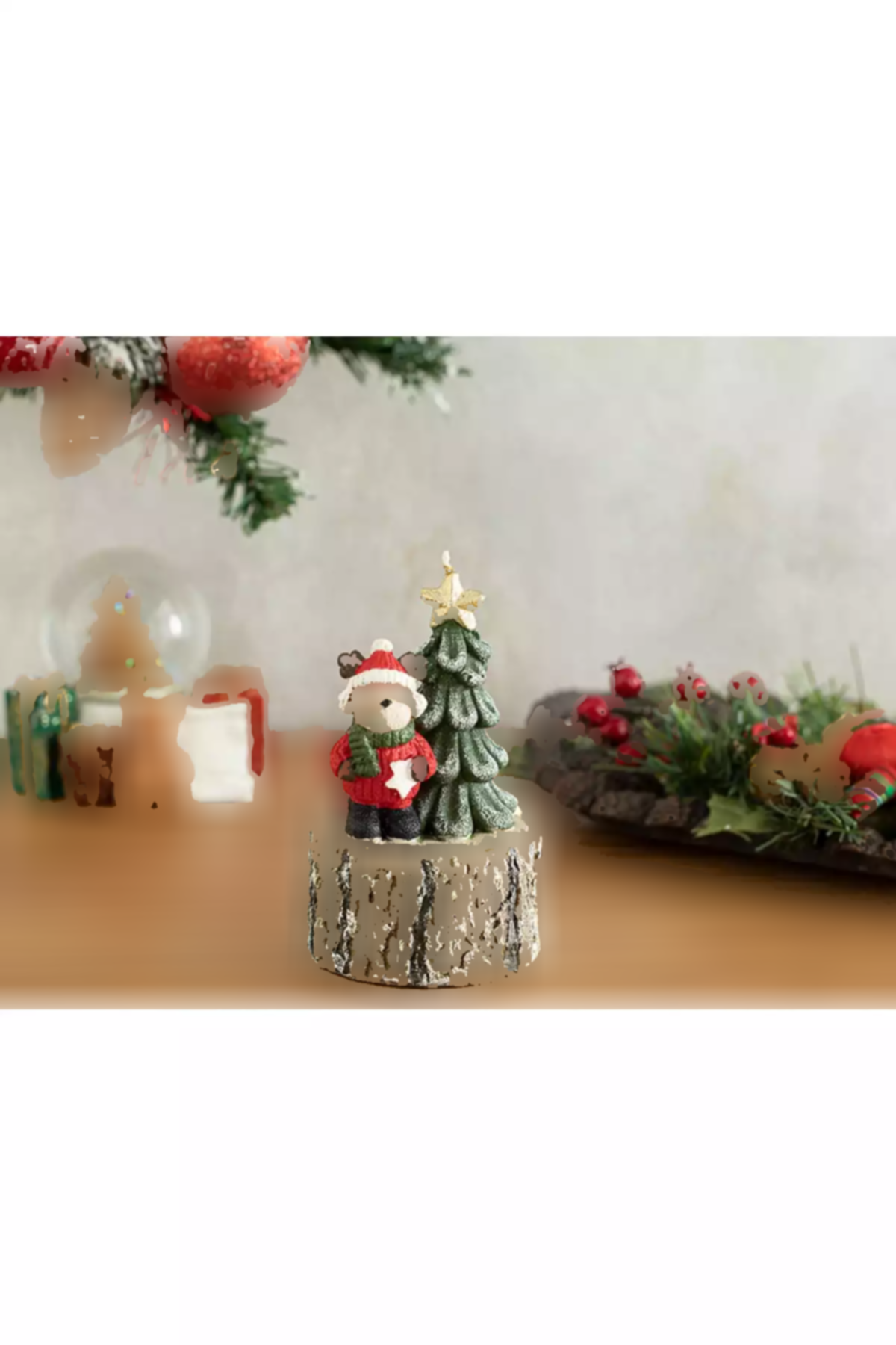 شمع قرمز کریسمس سانتی متر برند English Home کد 1754460323