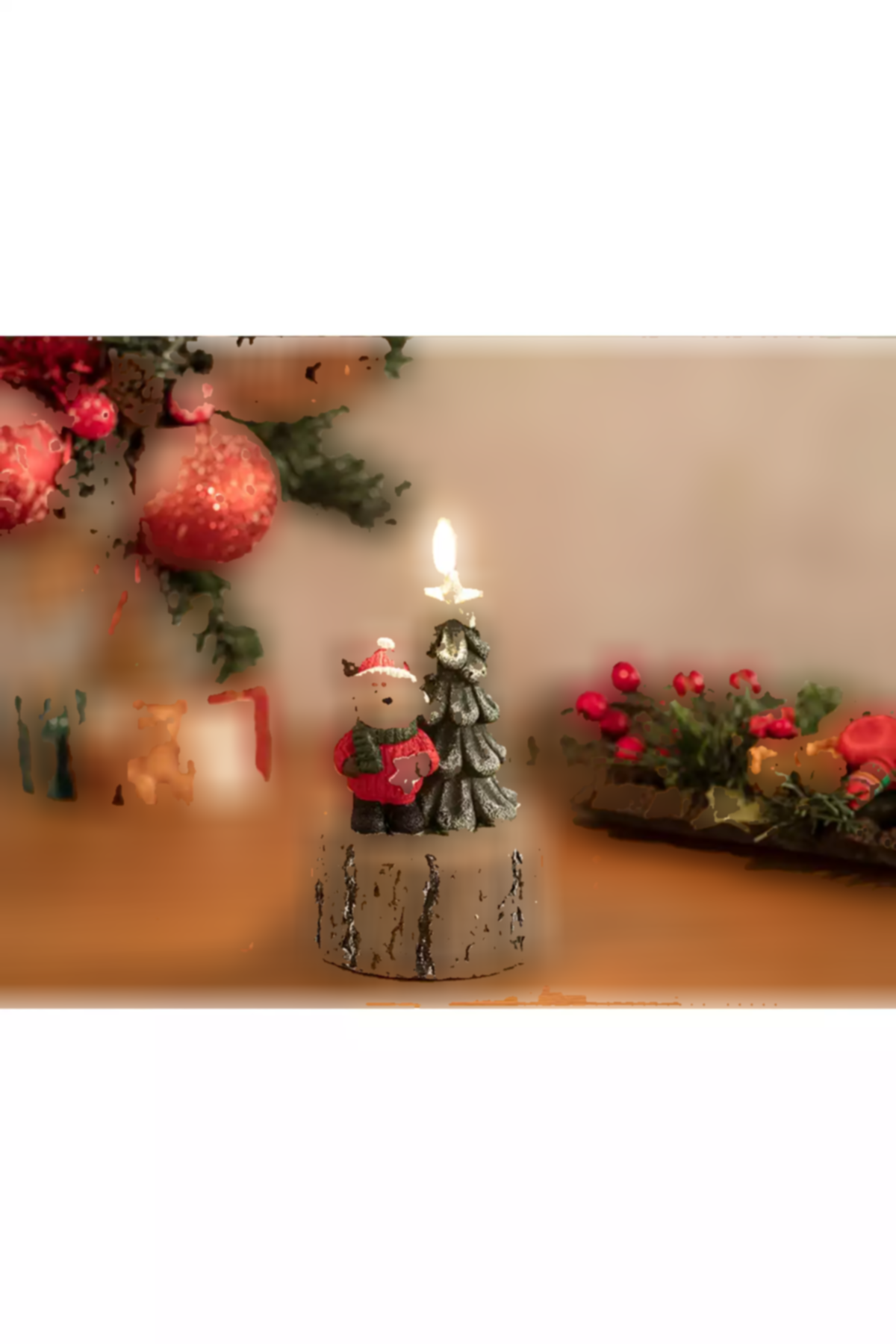 شمع قرمز کریسمس سانتی متر برند English Home کد 1754460323