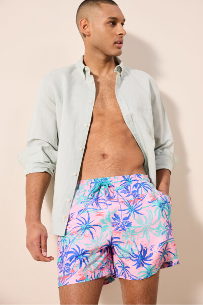 شلوارک خواب صورتی جزیره کد 1754215285