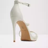 صندل پاشنه بلند استیلتو چرم مصنوعی در حال چرخش سفید زنانه اودلا برند Aldo کد 1754169133