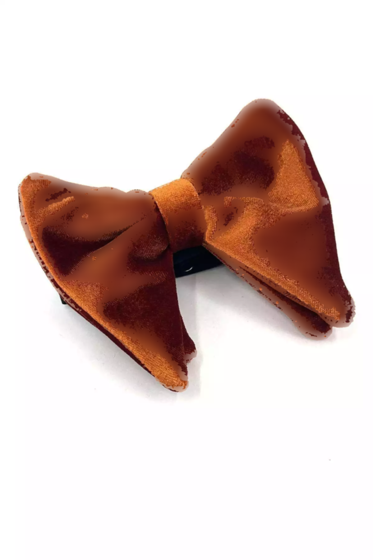 پاپیون ساده مخملی رنگ آجری برند Kravatkolik کد 1756068075