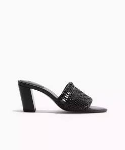 صندل بافتنی پاشنه بلند نواری برند H&M کد 1754176870
