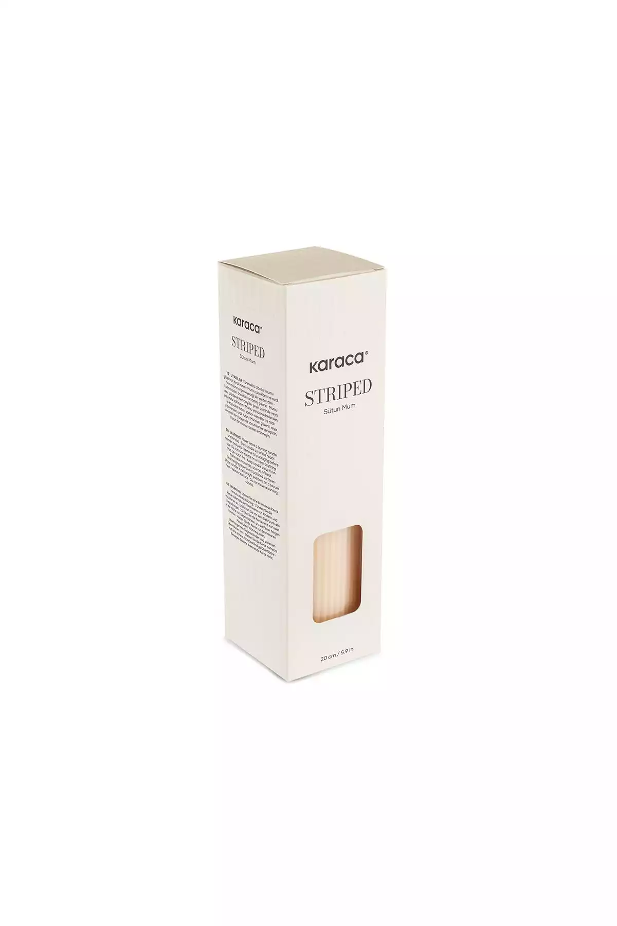شمع دندانهدار بژ 20cm برند Karaca کد 1754465589