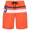 شلوارک ساحلی بلند نارنجی مردانه برند U.S. Polo Assn. کد 1754223731