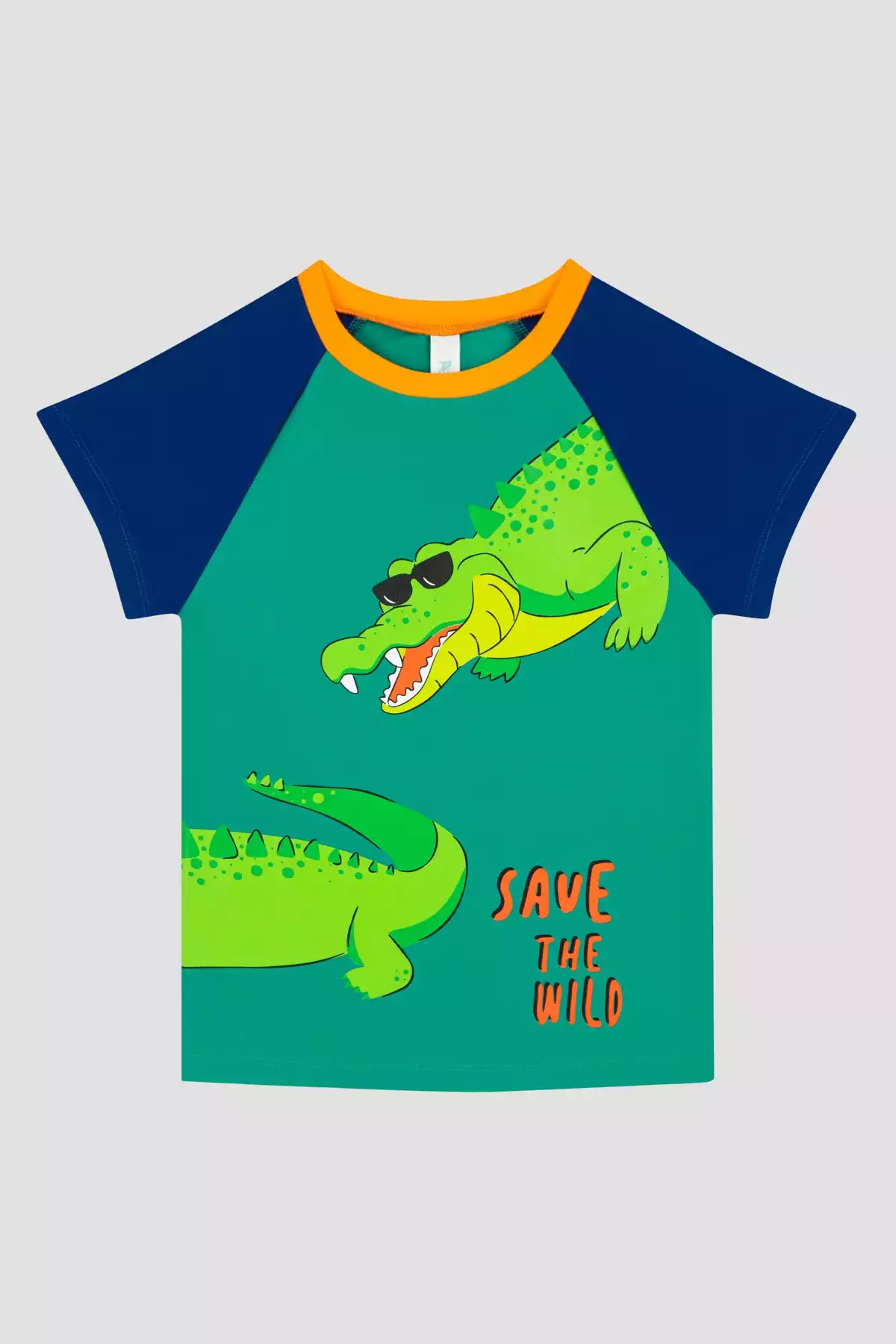 مایو بالا طرحدار تمساح پسرانه برند Penti کد 1754220065