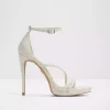 صندل پاشنه بلند استیلتو چرم مصنوعی در حال چرخش سفید زنانه اودلا برند Aldo کد 1754169133