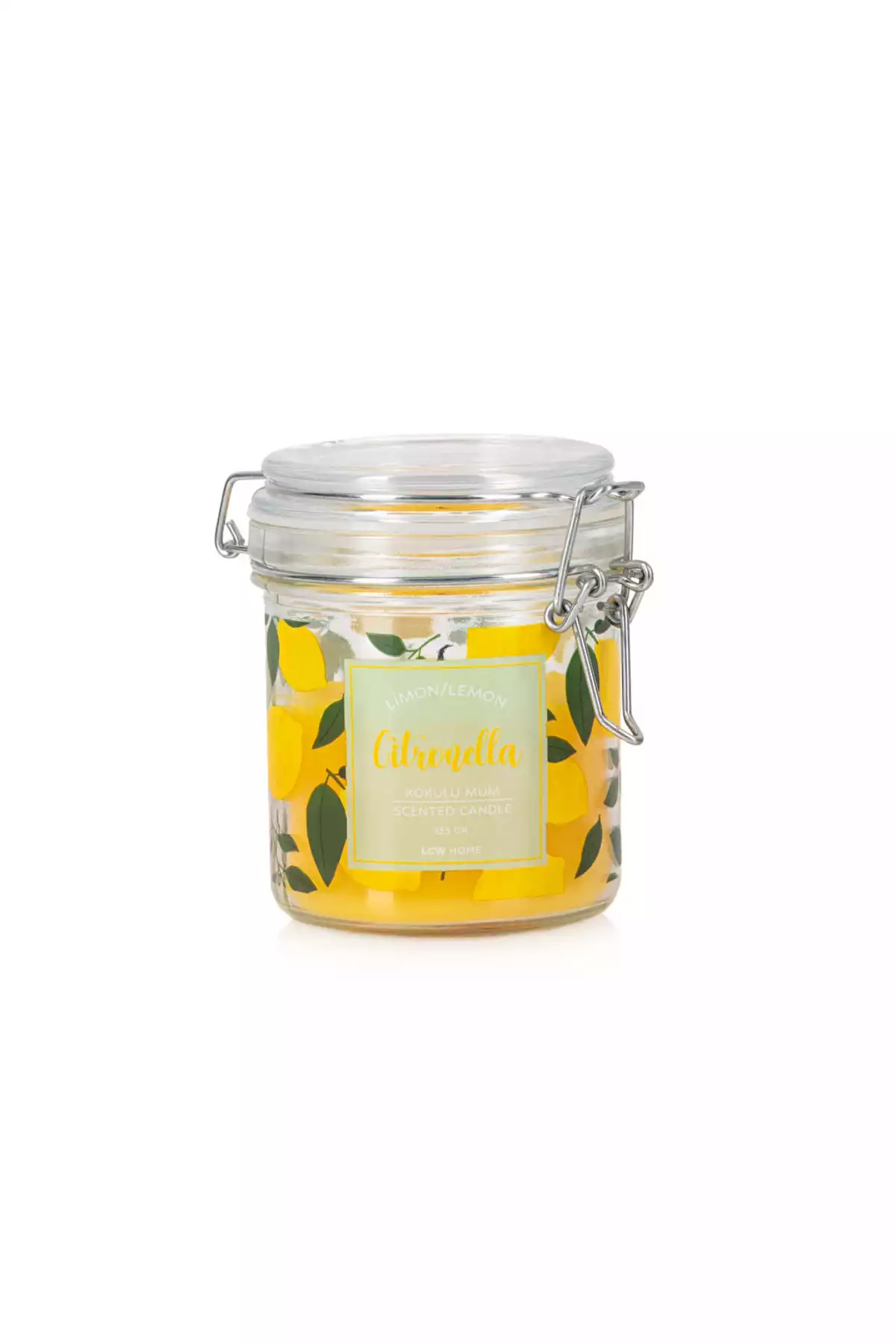 شمع تزئینی معطر خانه لیمویی زرد برند LC Waikiki کد 1754462589