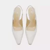 کفش پاشنه بلند پشت سفید روشن زنانه چرم اصل برند Aldo کد 1754169074
