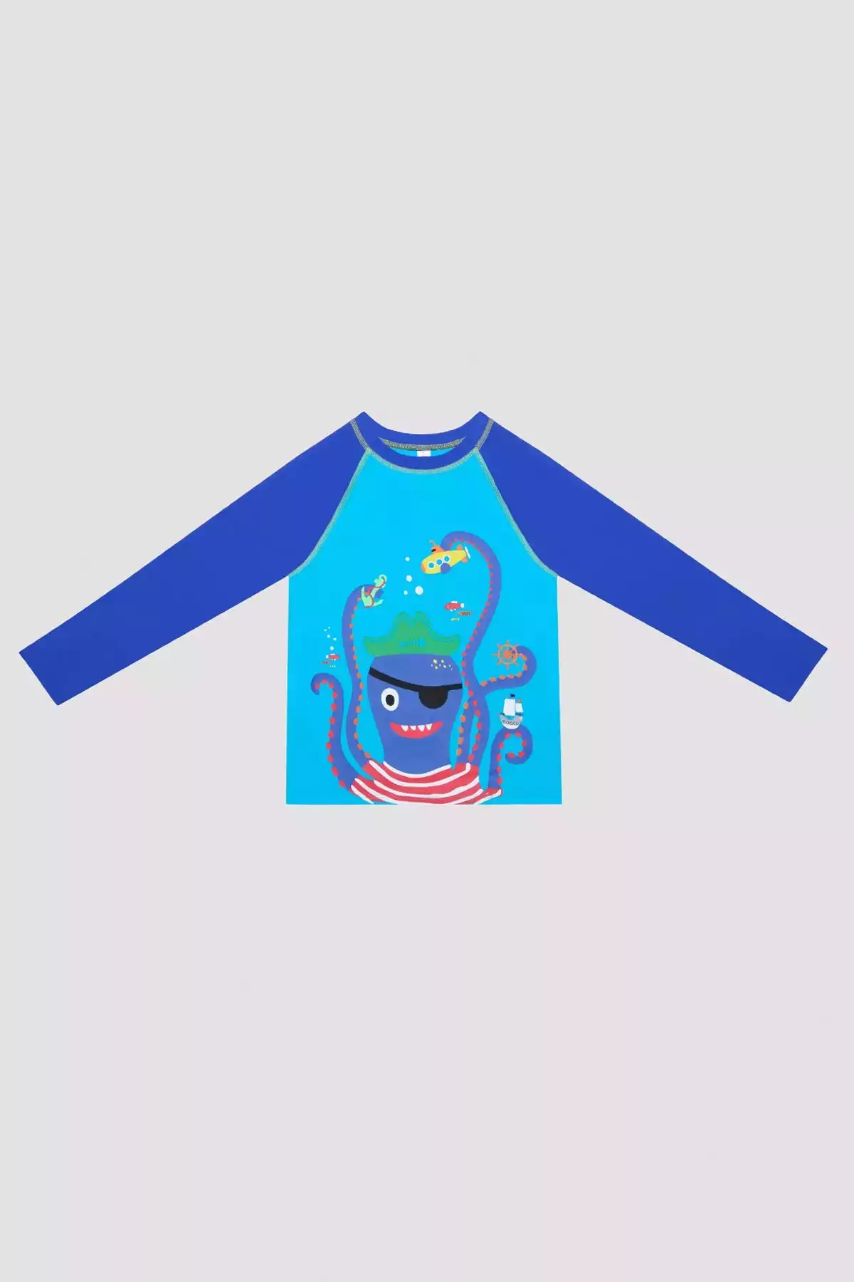 مایو بالا اختاپوس طرحدار دزد دریایی پسرانه فیروزه ای برند Penti کد 1754220123