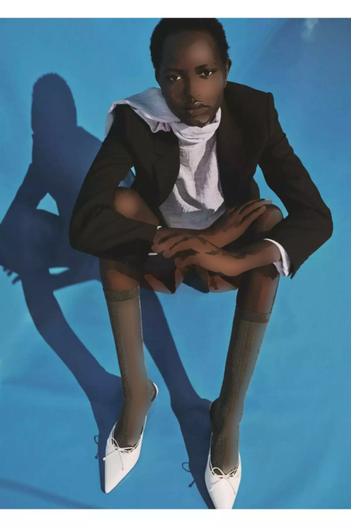 کفش پاشنه بلند بند طرحدار بچه گربه برند MANGO کد 1754164938