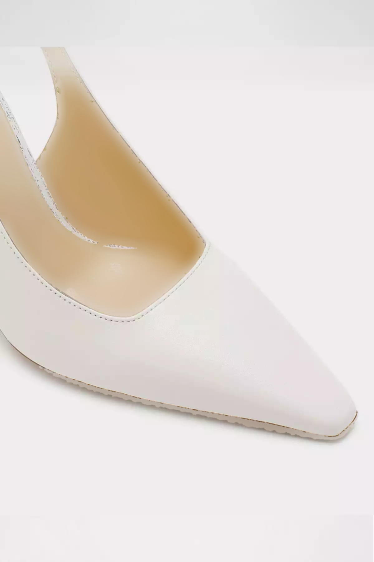 کفش پاشنه بلند پشت سفید روشن زنانه چرم اصل برند Aldo کد 1754169074