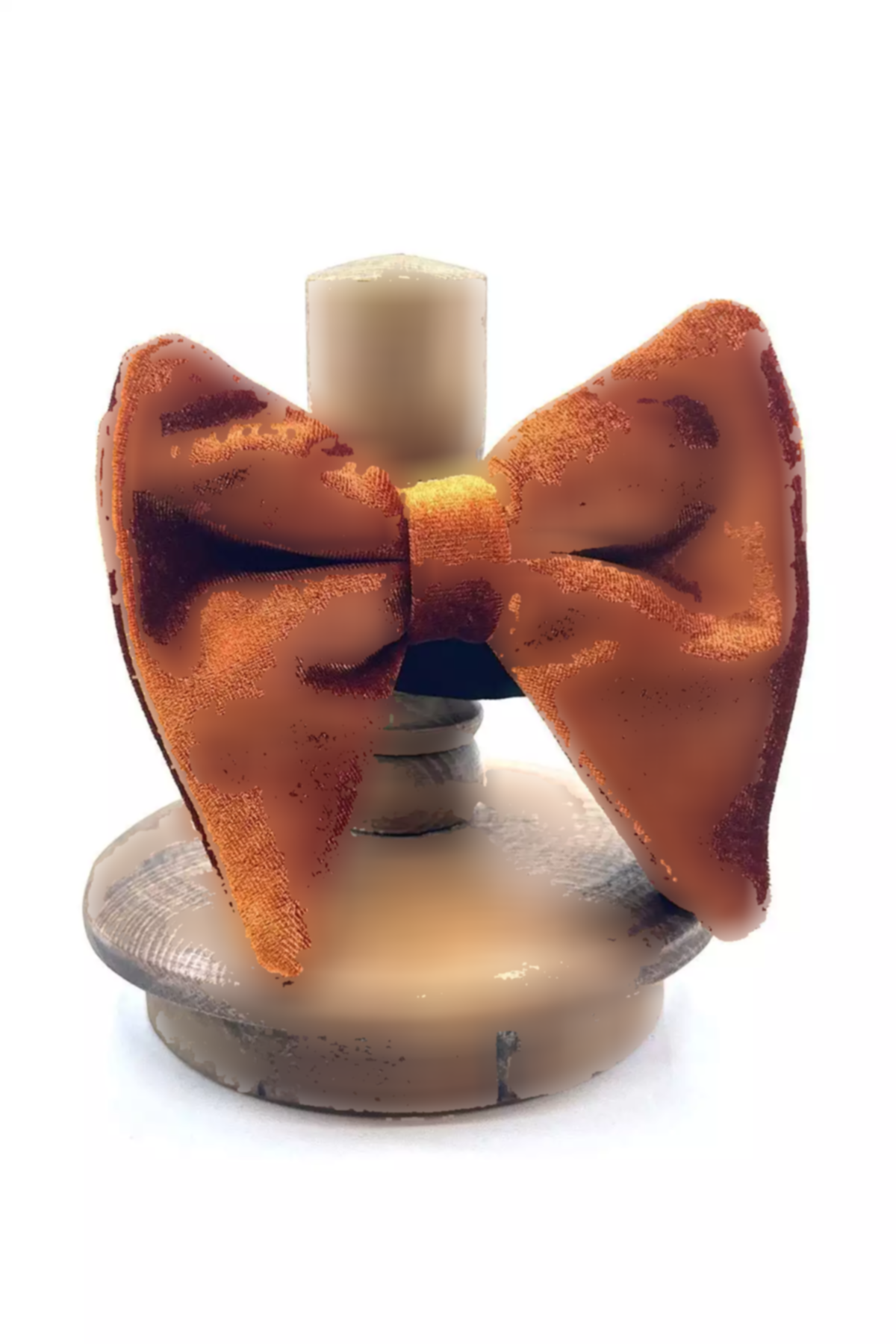 پاپیون ساده مخملی رنگ آجری برند Kravatkolik کد 1756068075