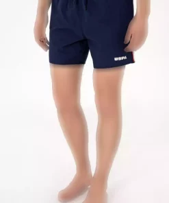 شلوارک ساحلی سرمه ای مردانه برند U.S. Polo Assn. کد 1754223668