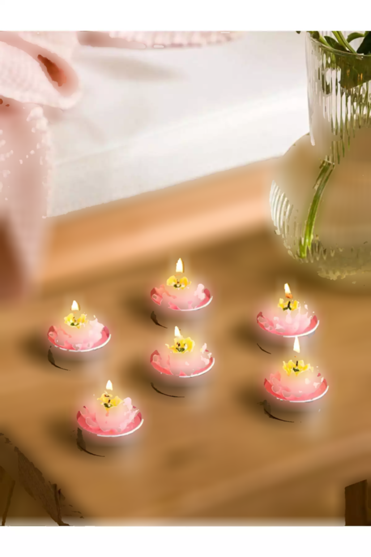 شمع صورتی برند LC Waikiki کد 1754465475