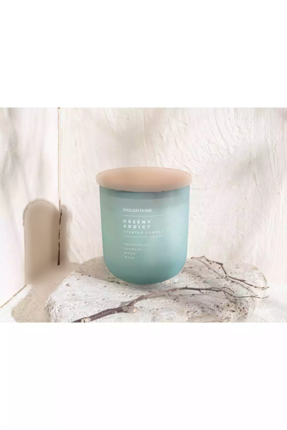 شمع معطر 280گرم نعنایی رنگ سبز برند English Home کد 1754462591