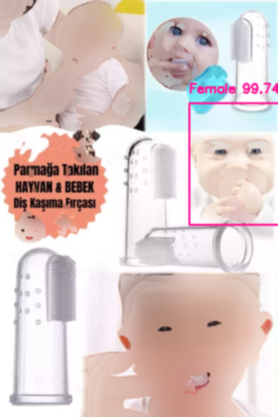 پاک کننده قلم مو برای سیلیکون دندان انگشت به حیوانات برند Munico کد 1757668331