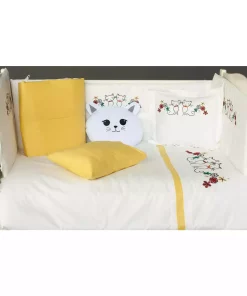ست کاور سرویس خواب تخت کودک کیتی زرد برند Kista Baby کد 1756901464