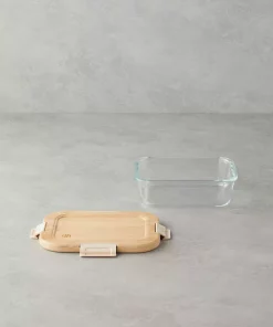 ظرف نگهداری مستطیلی تازه شیشه ای شفاف 1050میلی لیتر برند English Home کد 1758490270