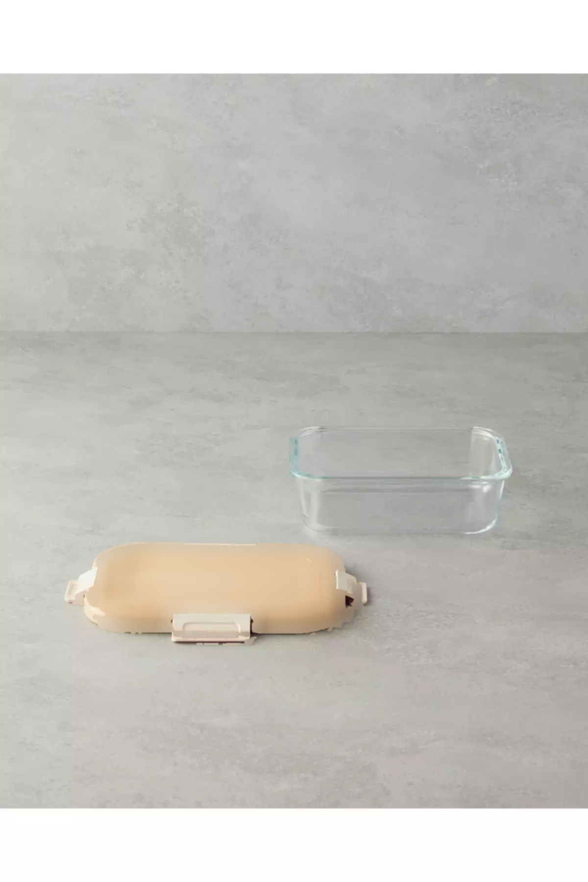 ظرف نگهداری مستطیلی تازه شیشه ای شفاف 1050میلی لیتر برند English Home کد 1758490270