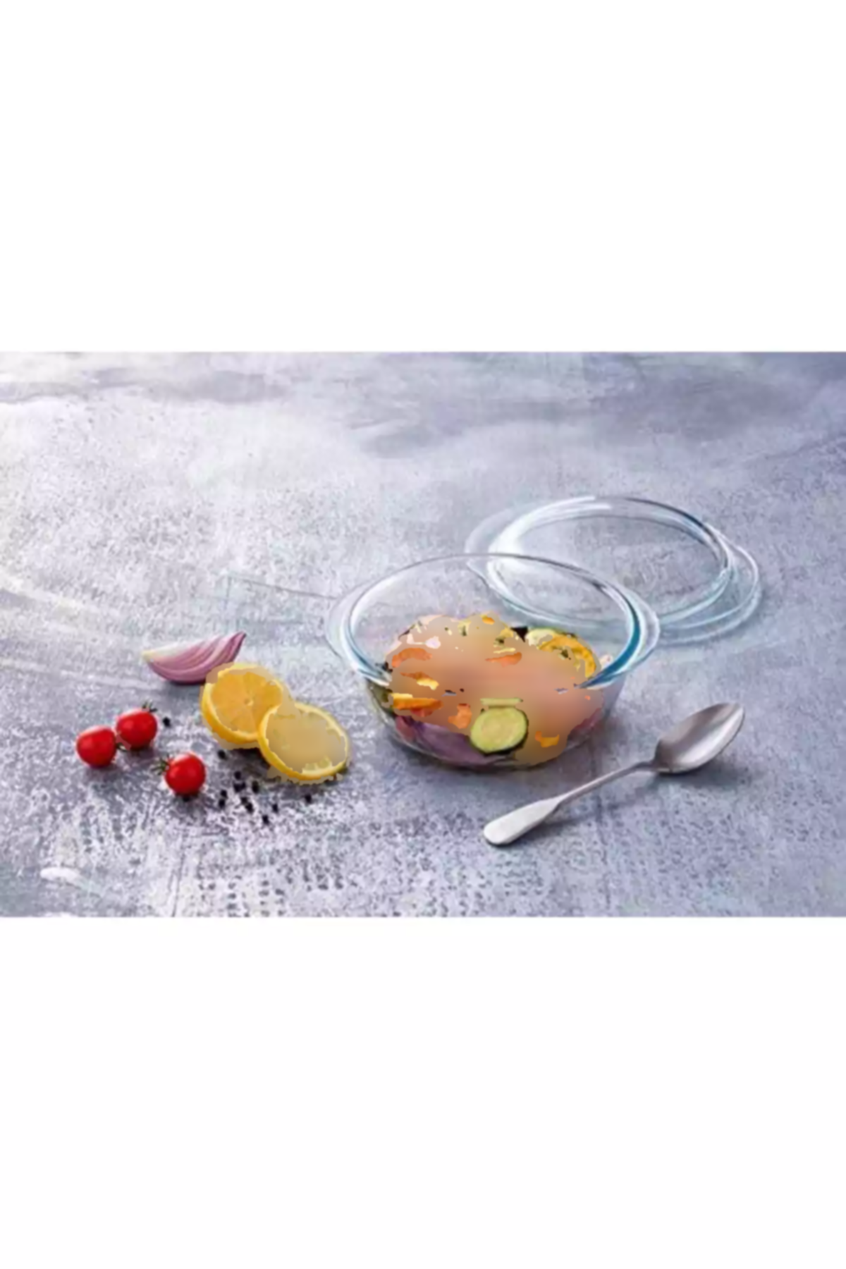 قابلمه گرد پیرکس دربدار برند Paşabahçe کد 1758238385