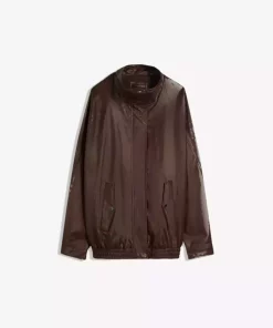 کت چرم گشاد مصنوعی برند Bershka کد 1758264070