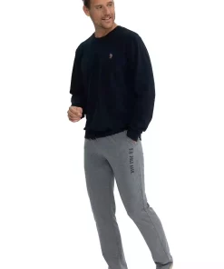 راحت گرد یقه آستین بلند 18817مردانه لباس - آبی سرمه ای برند U.S. Polo Assn. کد 1759202523