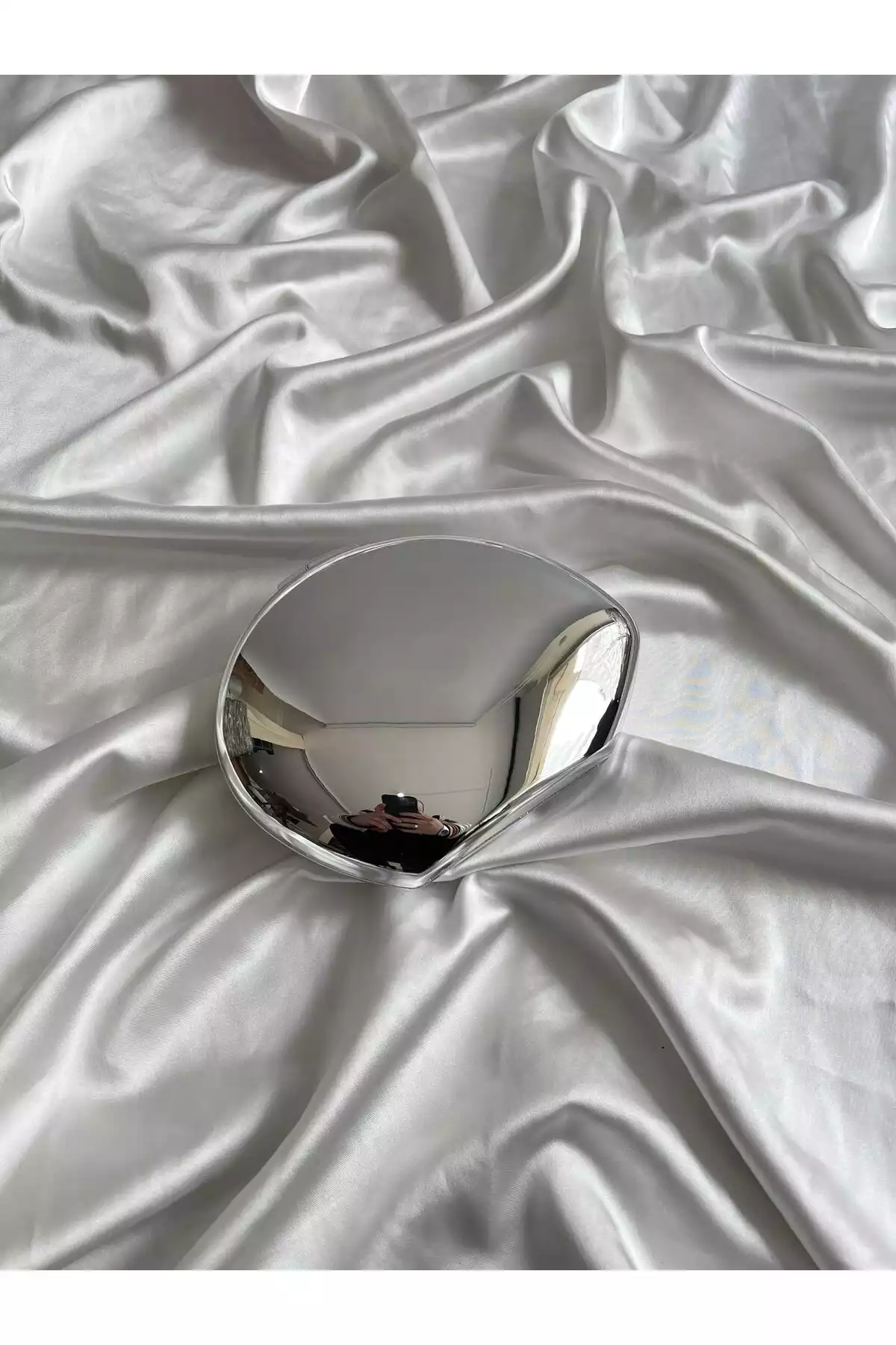 کیف مجلسی نامزدی مدل قطره ای نقره برند Mia Collection کد 1758404467