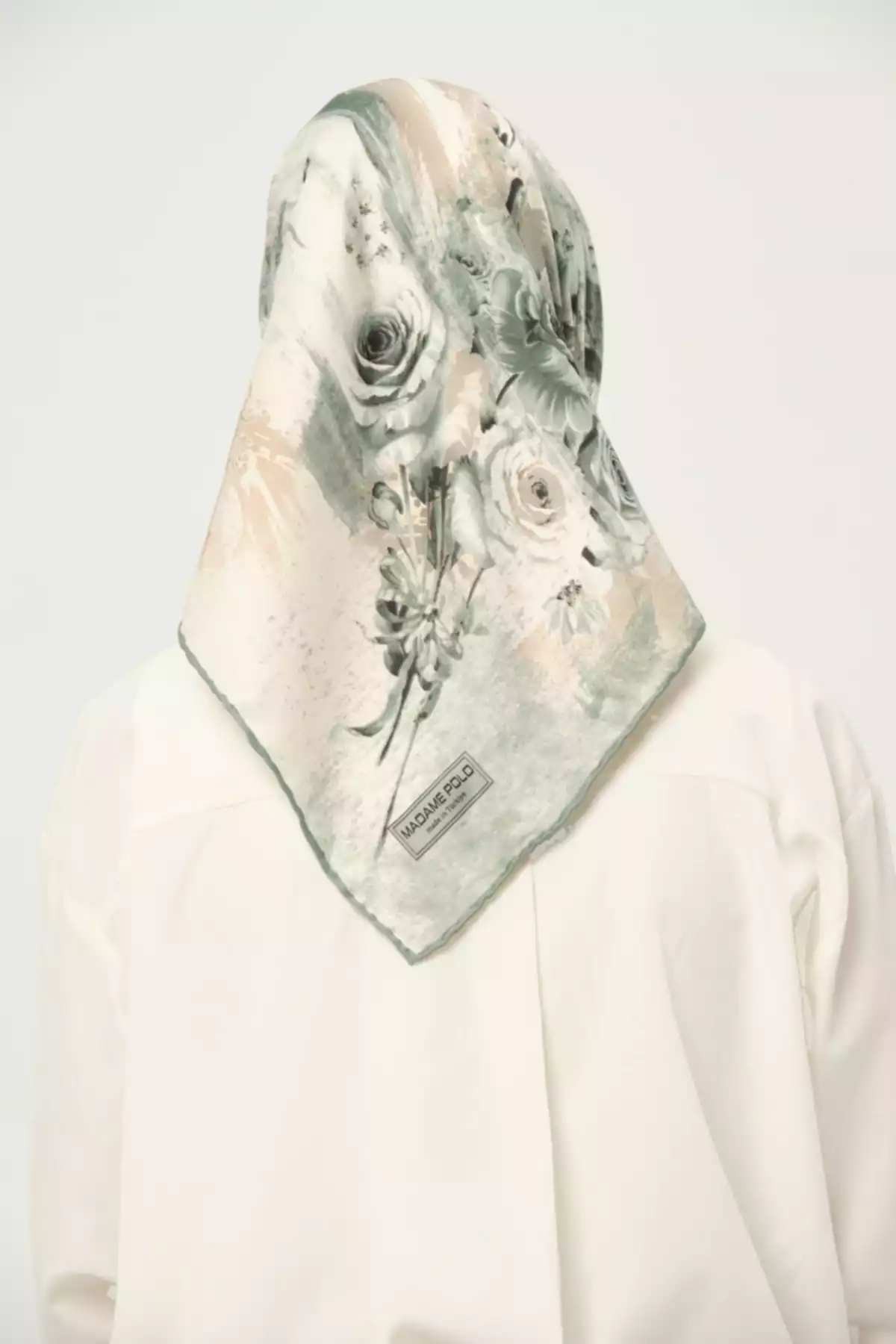 روسری چاپی چند رنگ 90x90cm برند Madame Polo کد 1757930655