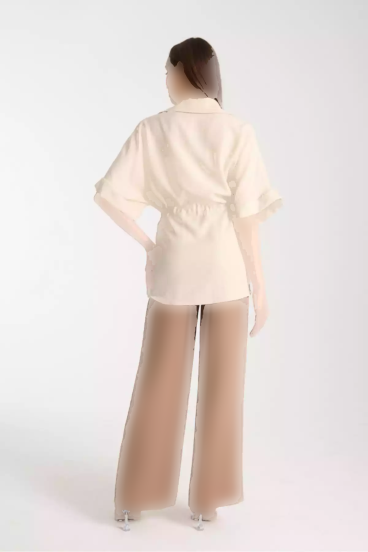 بلوز یقه پیراهنی پیراهن بارداری برند LİYACA کد 1757238428