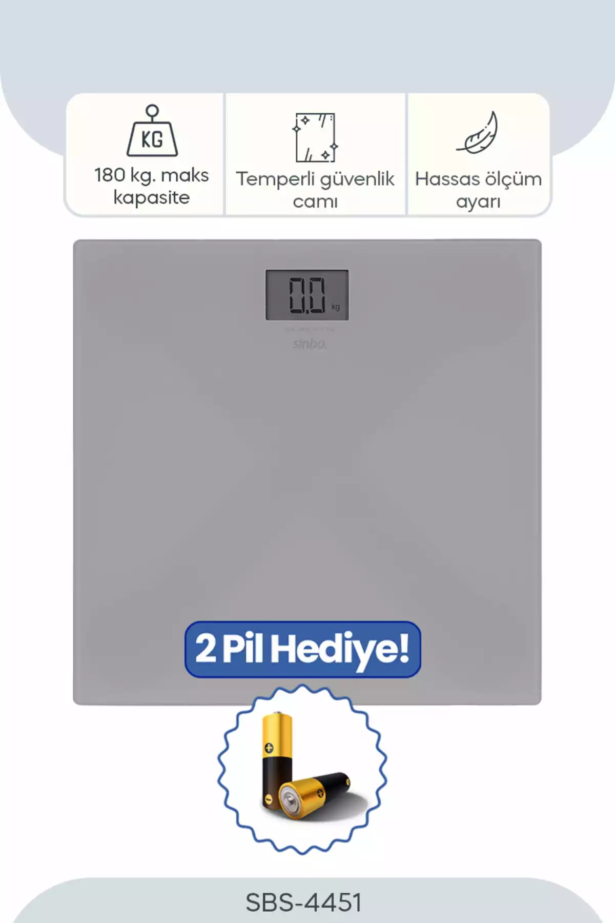 حمام طوسی تیره مقیاس شده برند Sinbo کد 1757774529