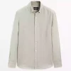 پیراهن متناسب 100کتان برند Massimo Dutti کد 1757749088