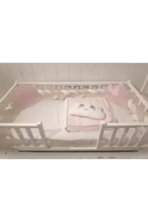 ست خواب بافتنی سفید صورتی ABC برند toysclub کد 1756877475