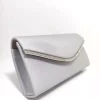 کیف مجلسی نگین دار ساتن نقره زنانه برند dizaynbag کد 1758404464