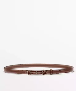 کمربند دار چرم ناپا برند Massimo Dutti کد 1757219168