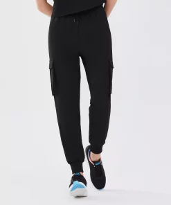 شلوار راحتی میکرو جاگر مشکی زنانه بافته شده برند Skechers کد 1758033663