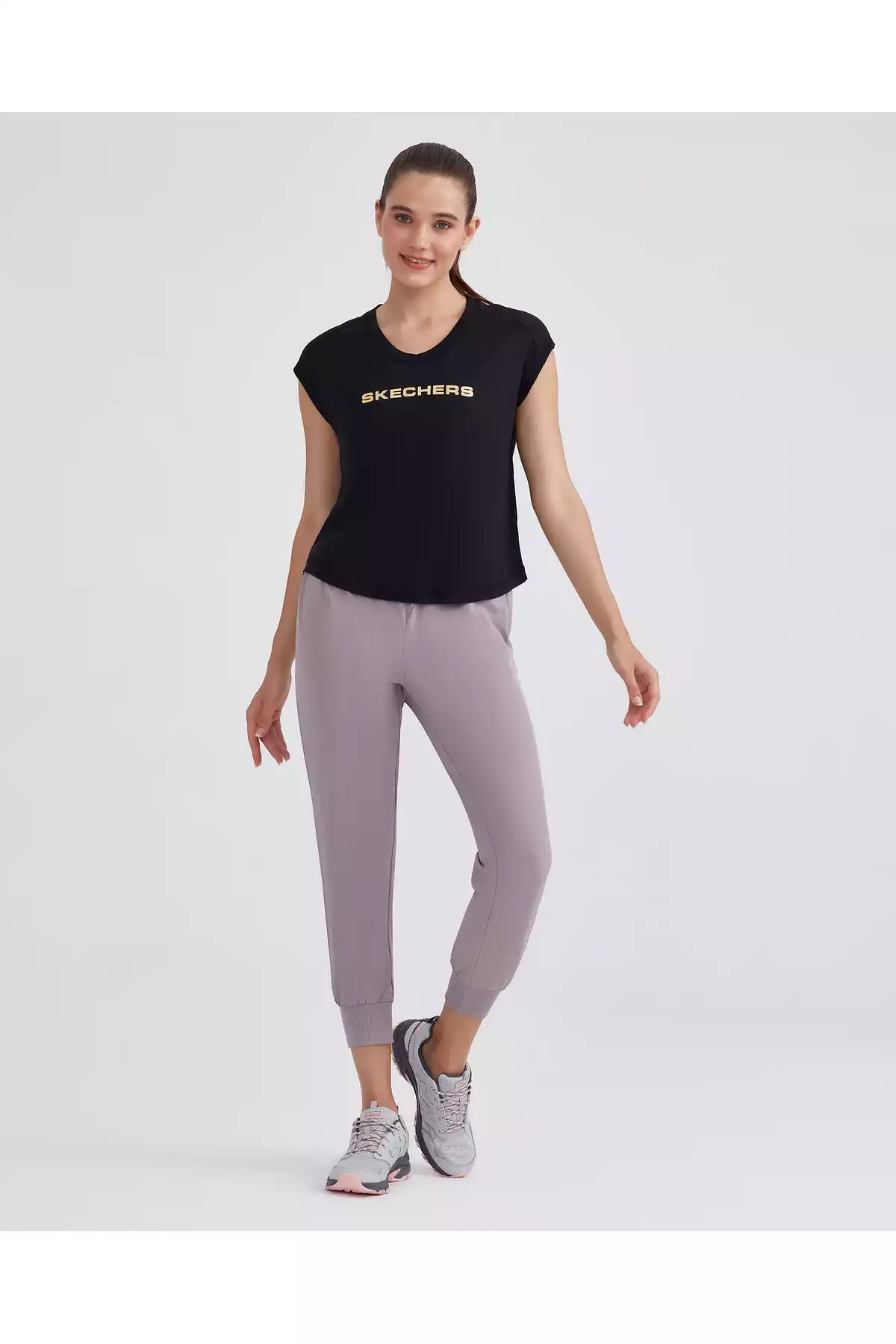 شلوار راحتی روزانه میکرو جاگر صورتی زنانه برند Skechers کد 1757206688