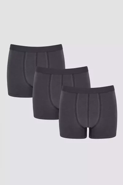 لباس زیر ساده خاکستری آنتراسیت سه برابر شدن مردانه برند Penti کد 1757578448