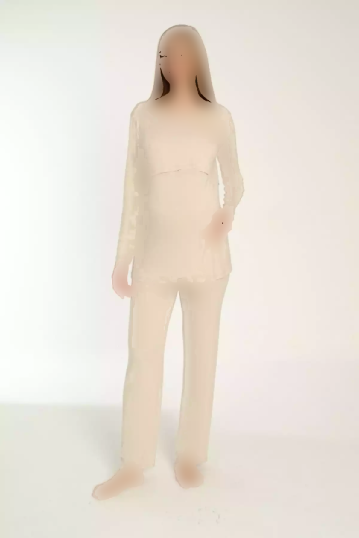 ست لباس راحتی بارداری آستین بلند بژ برند Miss Dünya Lissa کد 1756971670