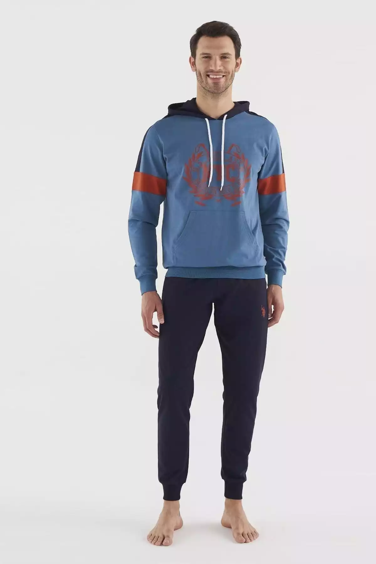 ست بولیز شلوار لباس راحتی آستین بلند 18607مردانه برند U.S. Polo Assn. کد 1759202525