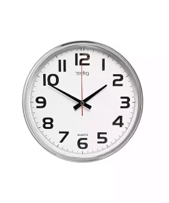 ساعت دیواری مدرن کروم رنگ خانه نشینی 28cm برند HOMİNG کد 1758134463