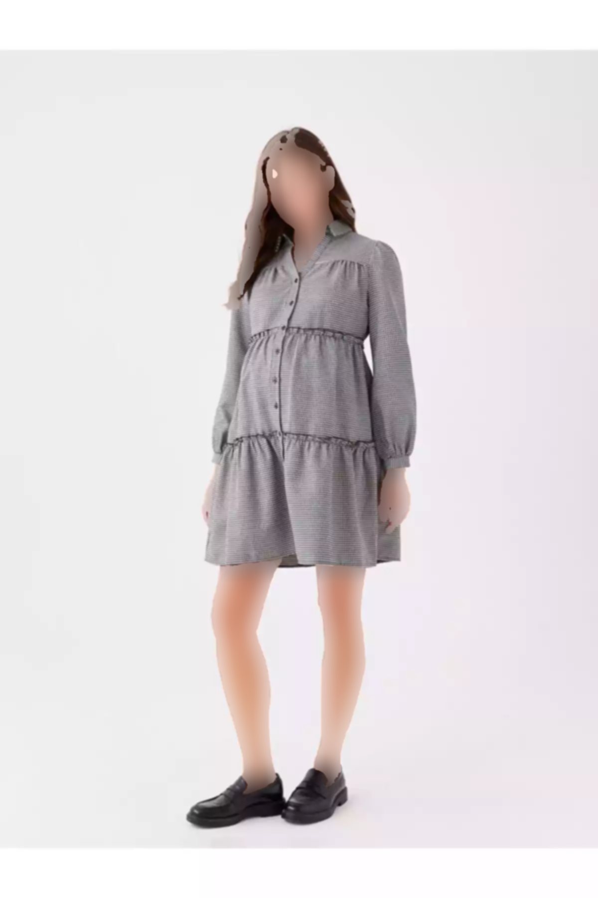 پیراهن بارداری آستین بلند طرحدار برند LC Waikiki کد 1759254727