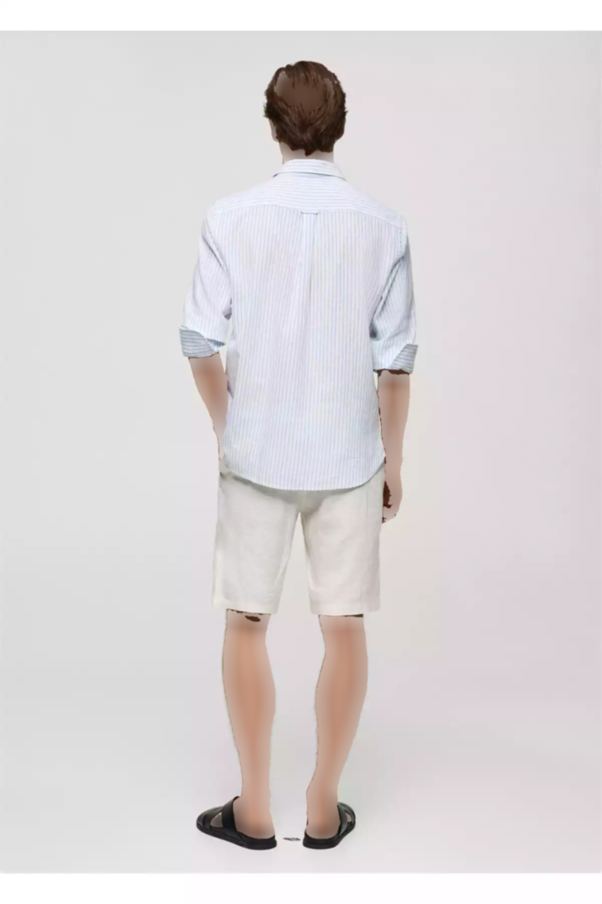 پیراهن سفید آبی مردانه برند MANGO کد 1757748968