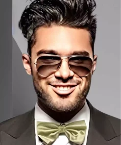 پاپیون ساتن تک رنگ مردانه برند Uniquetrenders کد 1758242465