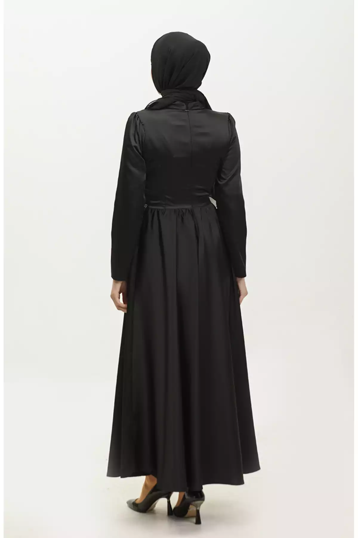 لباس مجلسی 4مشکی نگین دار برند sefamerve کد 1758127880